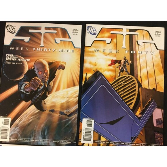 52 Comic Book by DC Comics Lot of 12 circa. 2007 - Picture 6 of 11